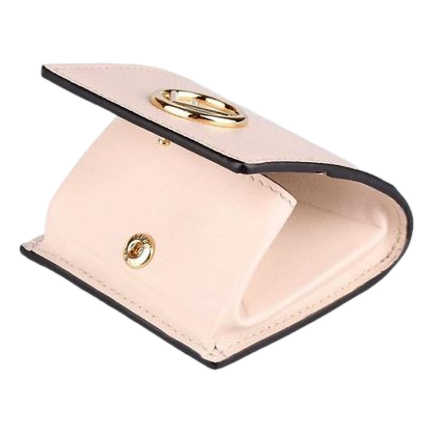 Fendi - Women's Calf Leather F Logo Leather Coin Case Wallet