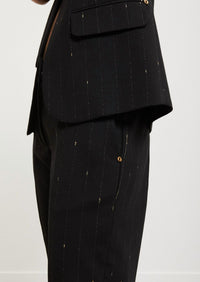 Ottod'Ame - Pinstripes Straight Trousers