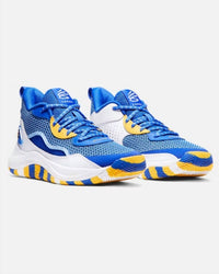 UNDER ARMOUR Men's Curry 3z 24 Shoes in royal white taxi - men's sneaker - view 4