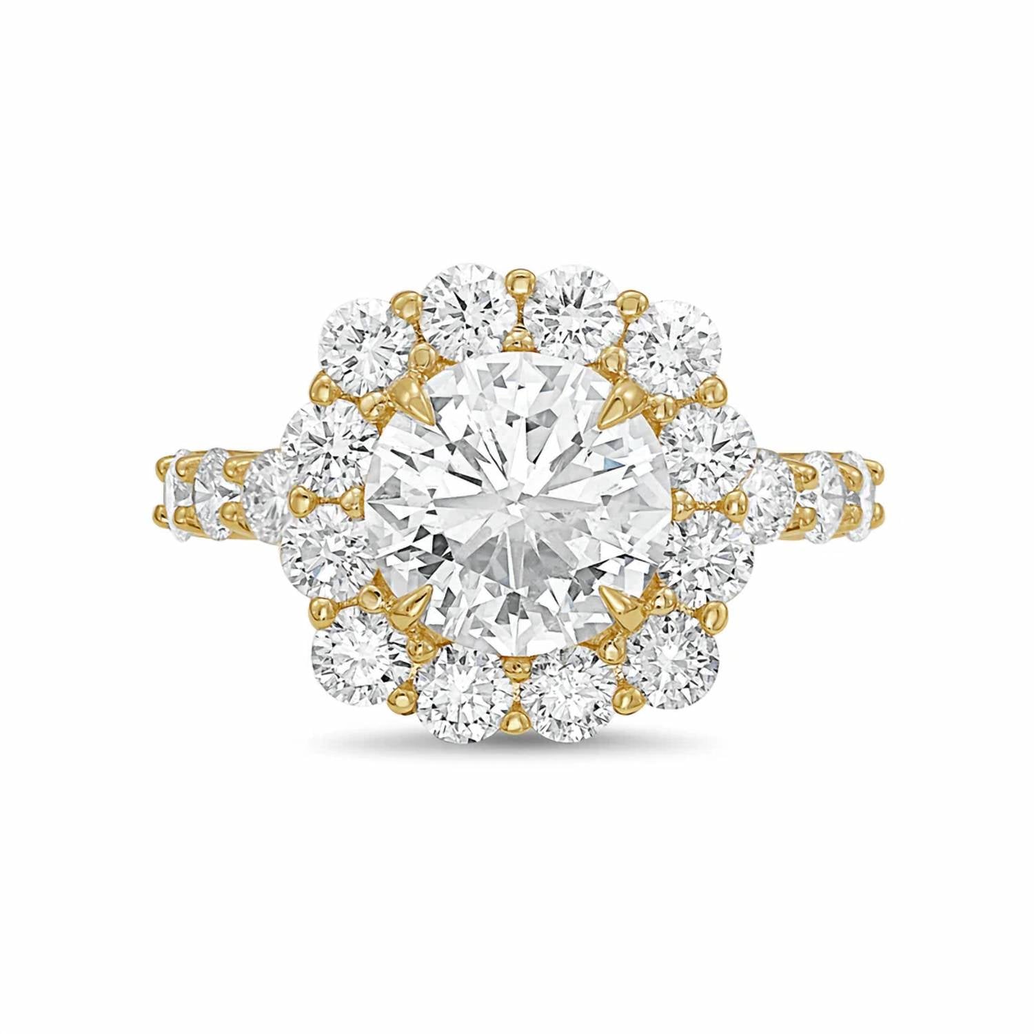 Diana M Jewels - Women's Round Lab-Grown Diamond Fashion Ring (12.00 Ct) - Luxe