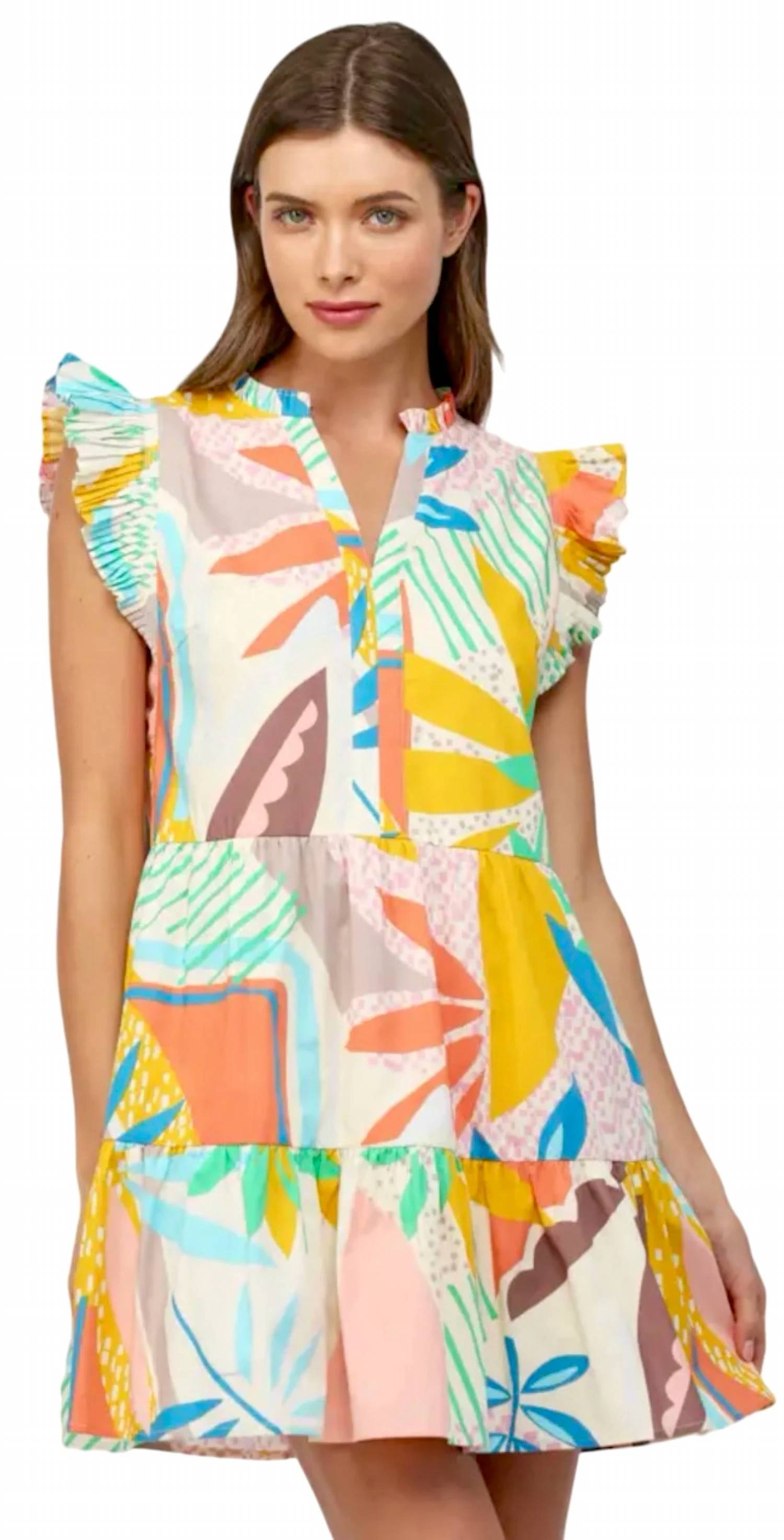 Fate - Tropical Cotton Poplin Dress