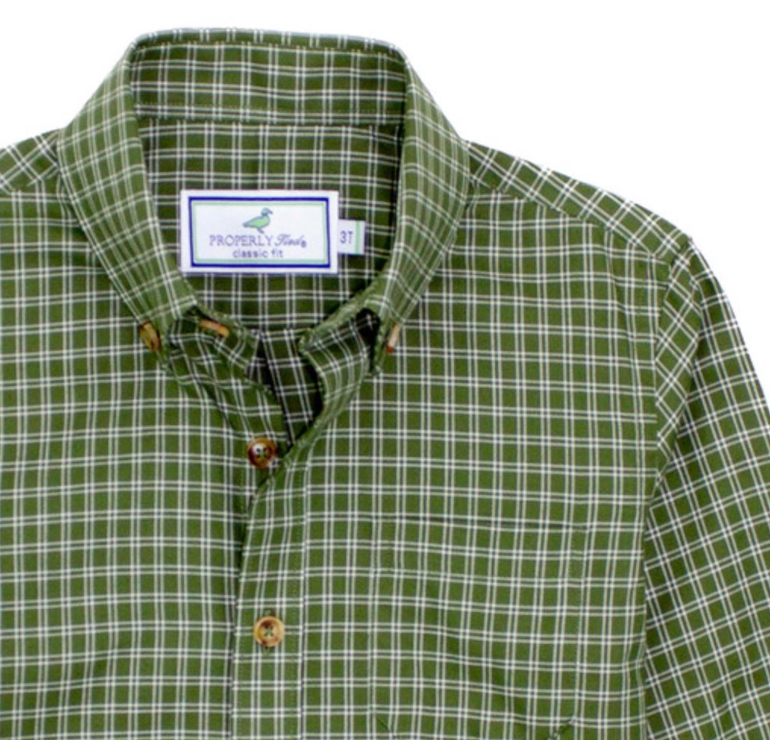Properly Tied - Boy's Woodland Sportshirt