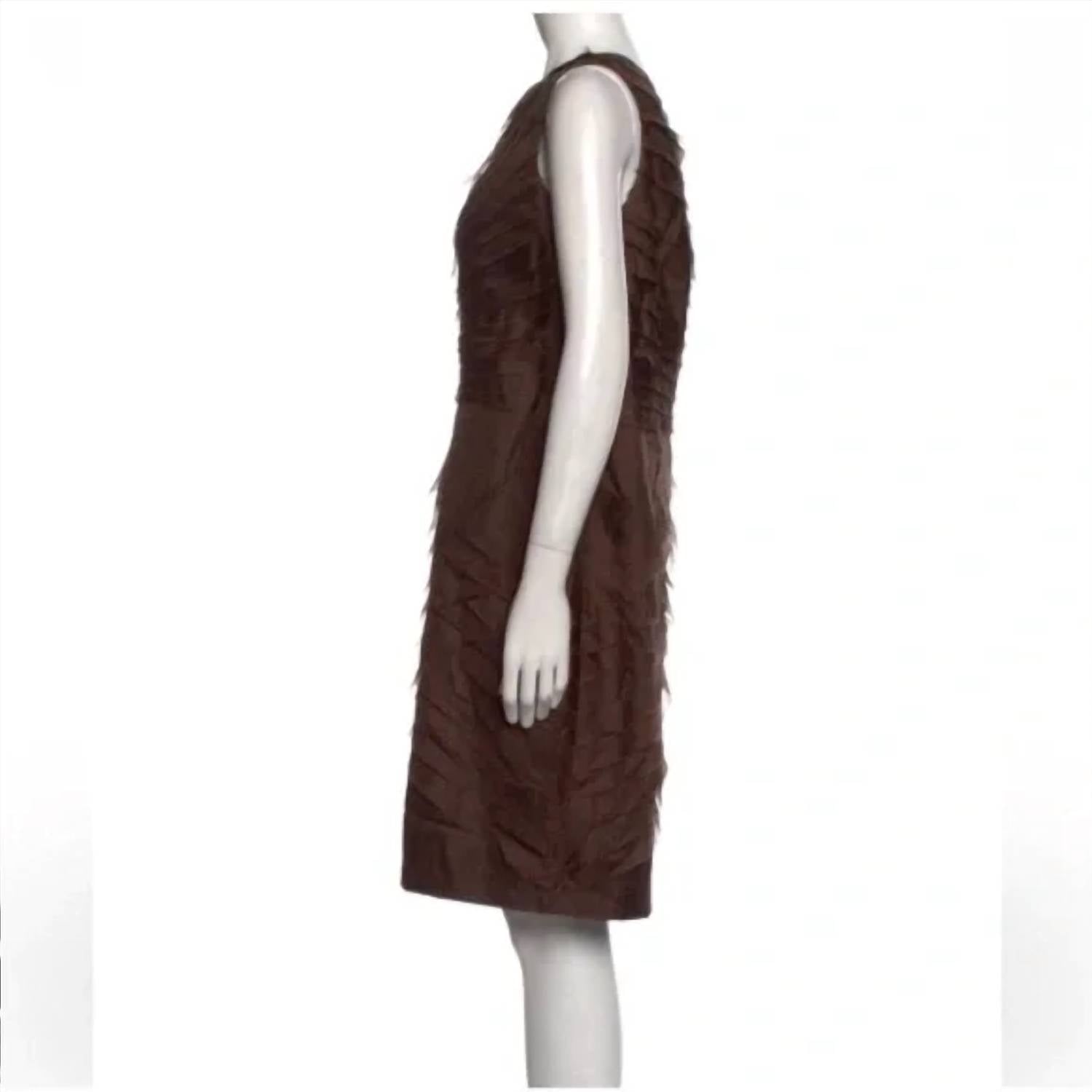 Carmen Marc Valvo - Silk Cut Out Dress