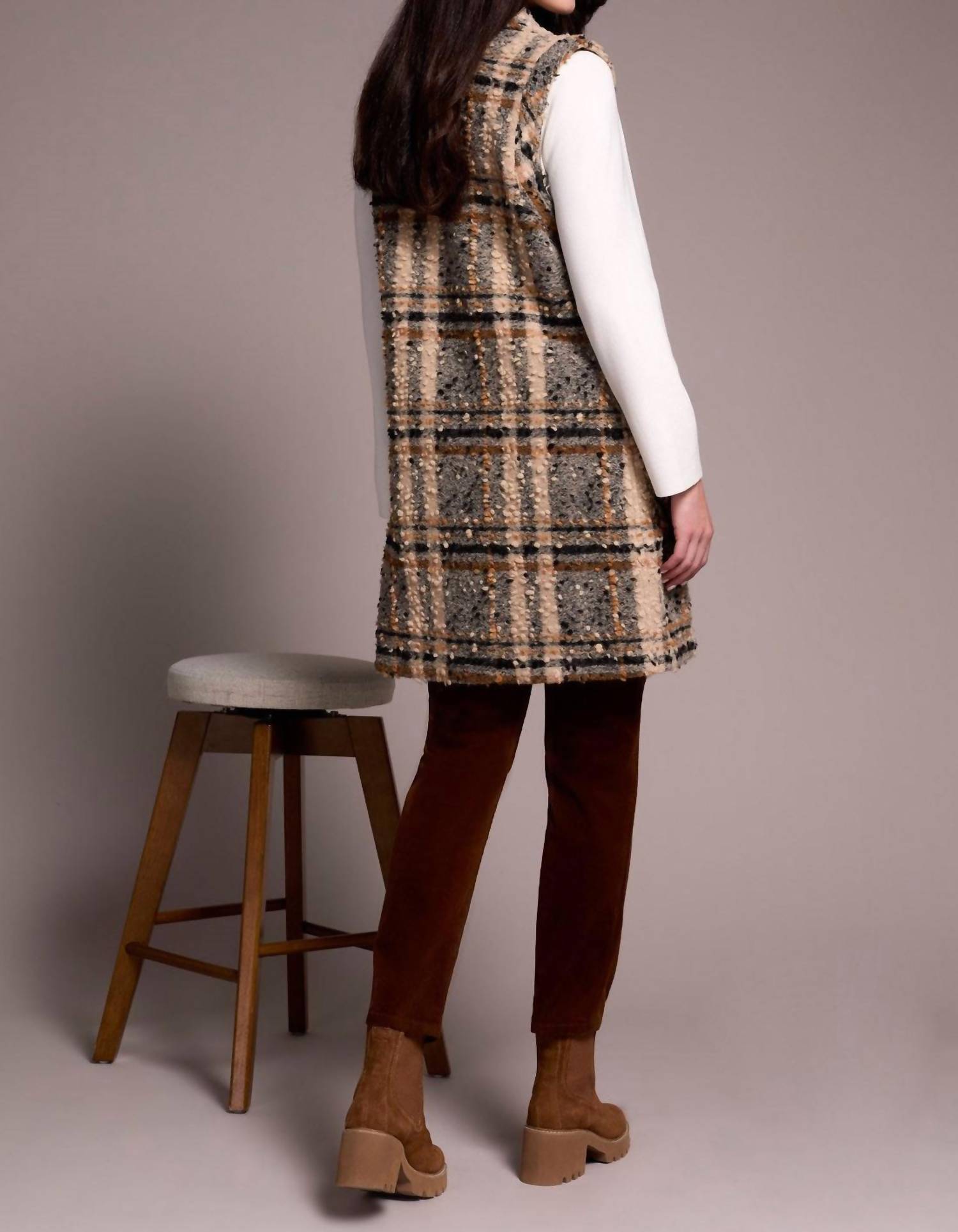 Tribal - Wide Notch Collar Vest