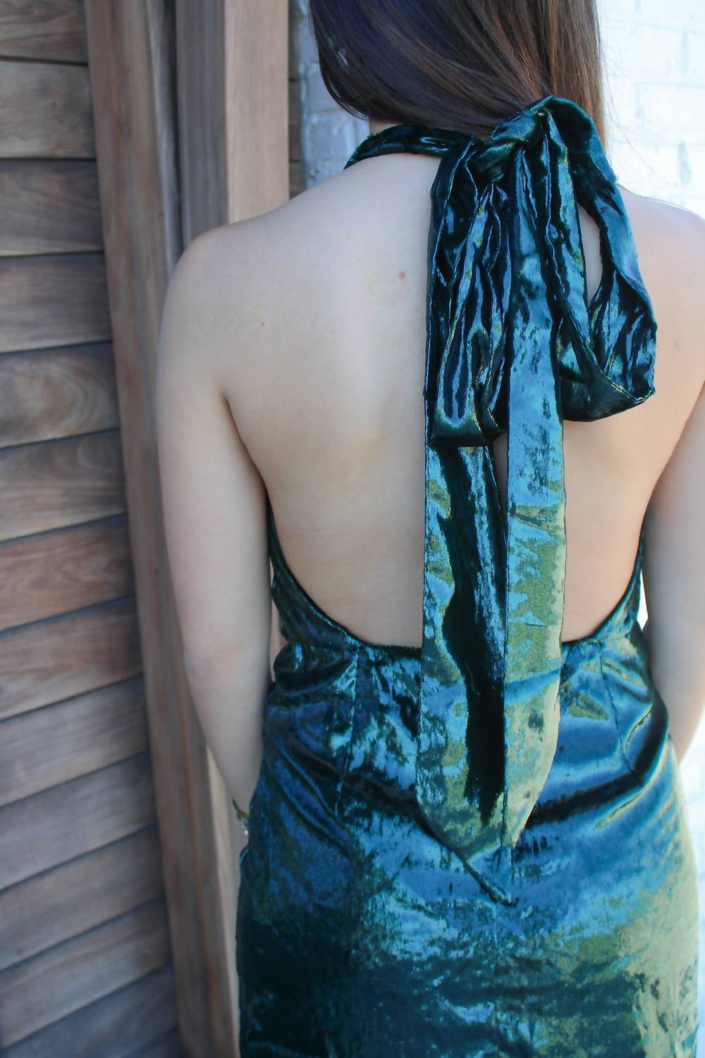 Glam - ENCHANTED EVENINGS HALTER DRESS