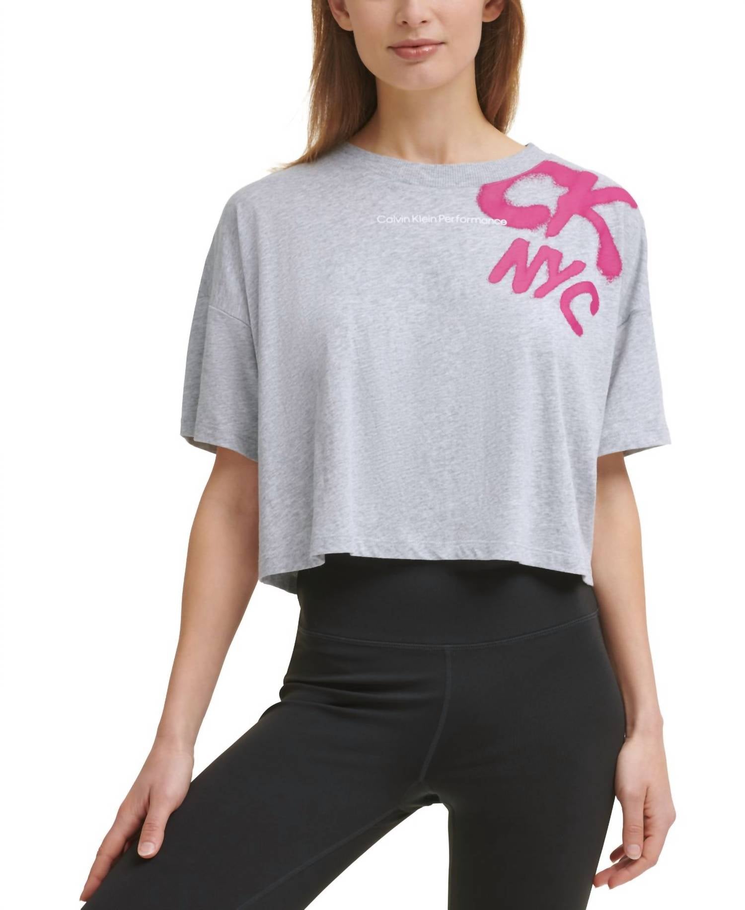 Calvin Klein - Performance Graffiti Logo T-Shirt