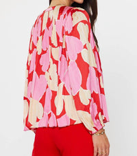 Nyland - Annalee Abstract Heart Printed Blouse