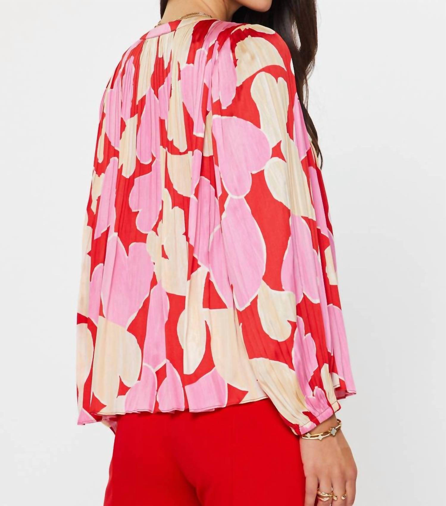 Nyland - Annalee Abstract Heart Printed Blouse