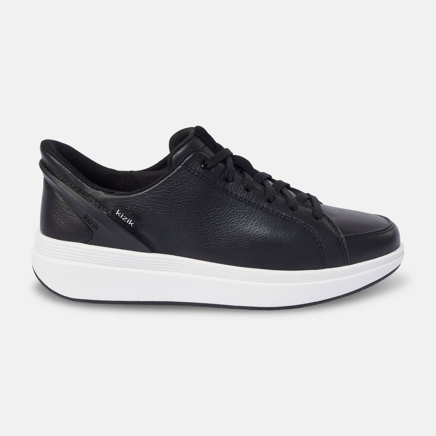 kizik Women's Sydney Leather Sneakers in black - women's sneaker - view 6