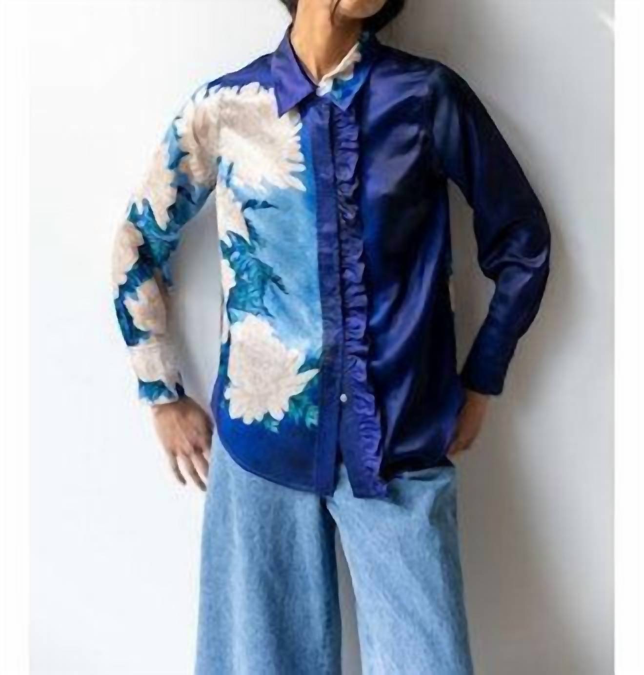 Hope For Flowers - Frilled Button Down Top
