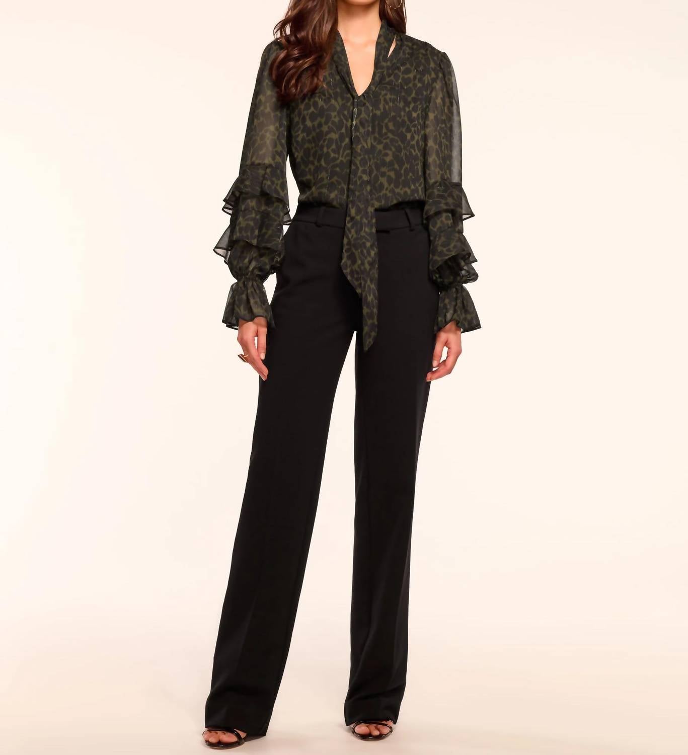 Ramy Brook - Doug Straight Leg Tailored Pants