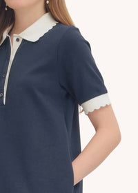 Entro - Celia Scalloped Cotton Mini Dress