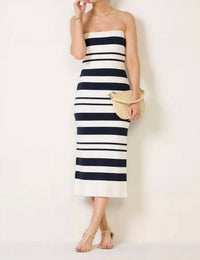 French Connection - Women's Maxime Knit Strapless Midi Dress