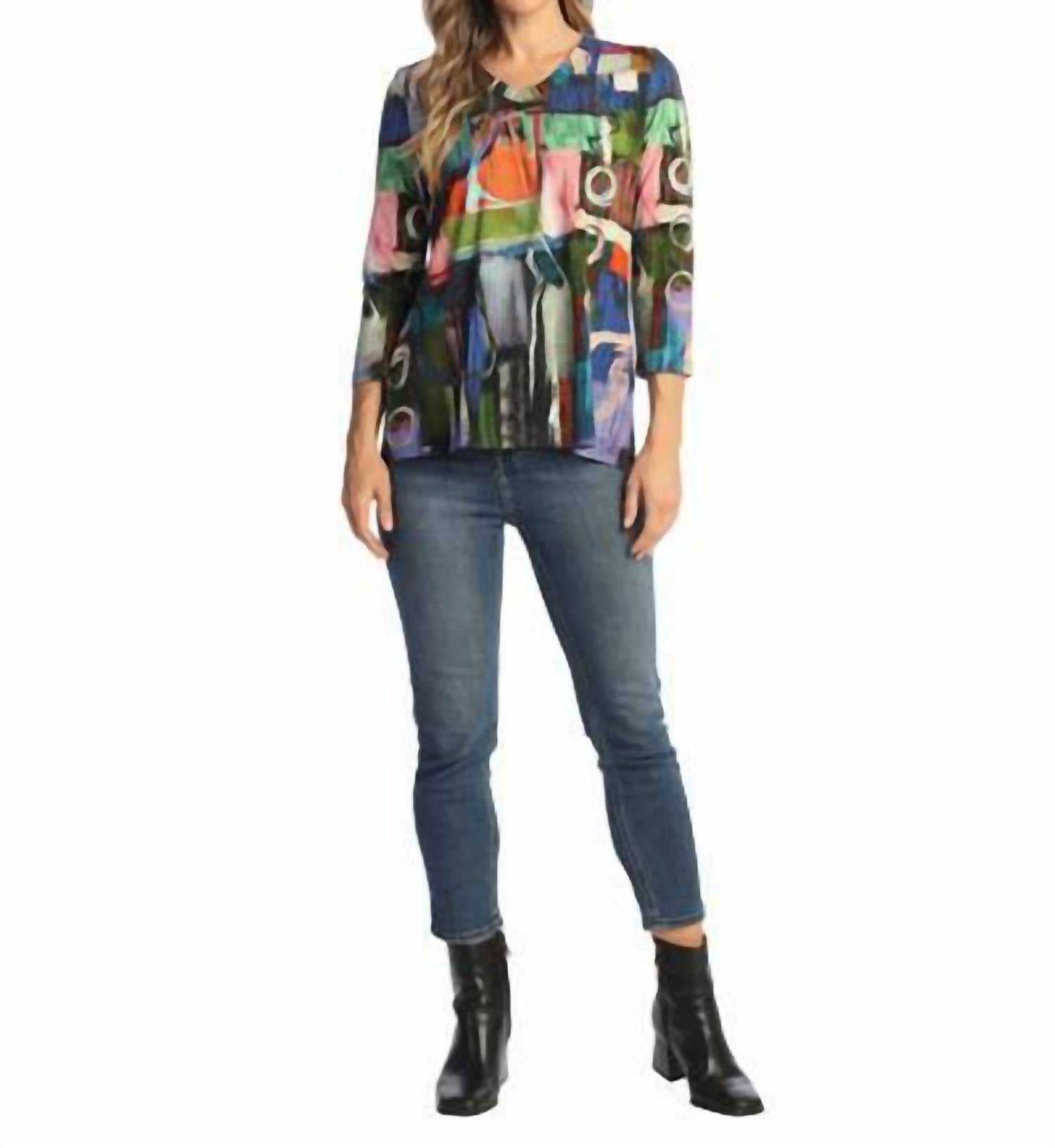 Jess & Jane - Barcelona Round Neck Top