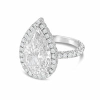 Diana M Jewels - Women's Pear Lab-Grown Diamond Fashion Ring (3.50 Ct) - Signature