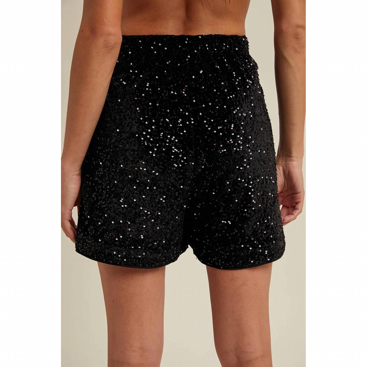 Wishlist - All-over Sequin Mini Shorts