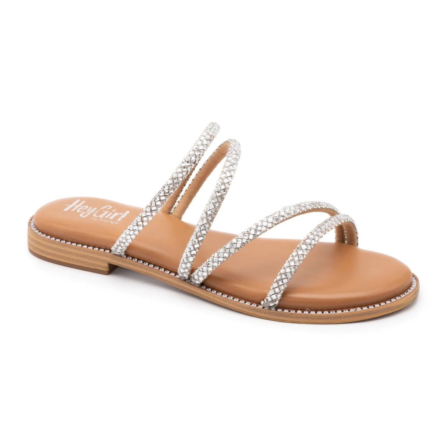 Hey Girl by Corkys Women's Shell Yeah Sandals in clear - women's sandal