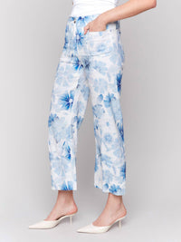 Charlie B - Bailey Linen Cropped Pant