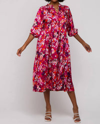 Umgee - Pembrooke Knit 3/4 Sleeve Dress