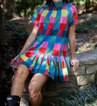 Alden Adair Willa Mini Dress in holiday check 1 - women's dress - view 5