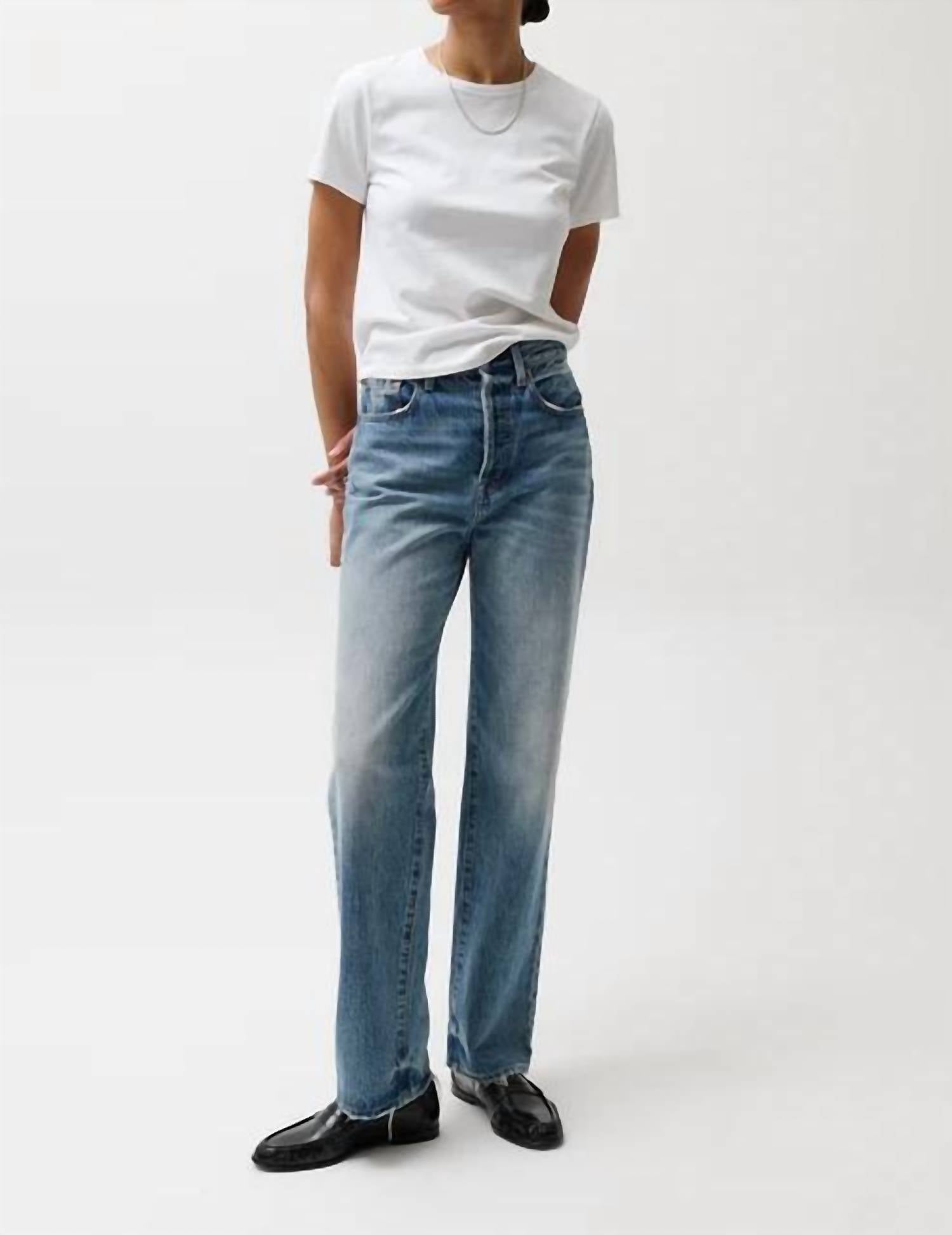 Pistola - Cassie Super High Rise Straight Jeans