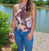 One And Only Collective - Amalfi Coast Halter Top