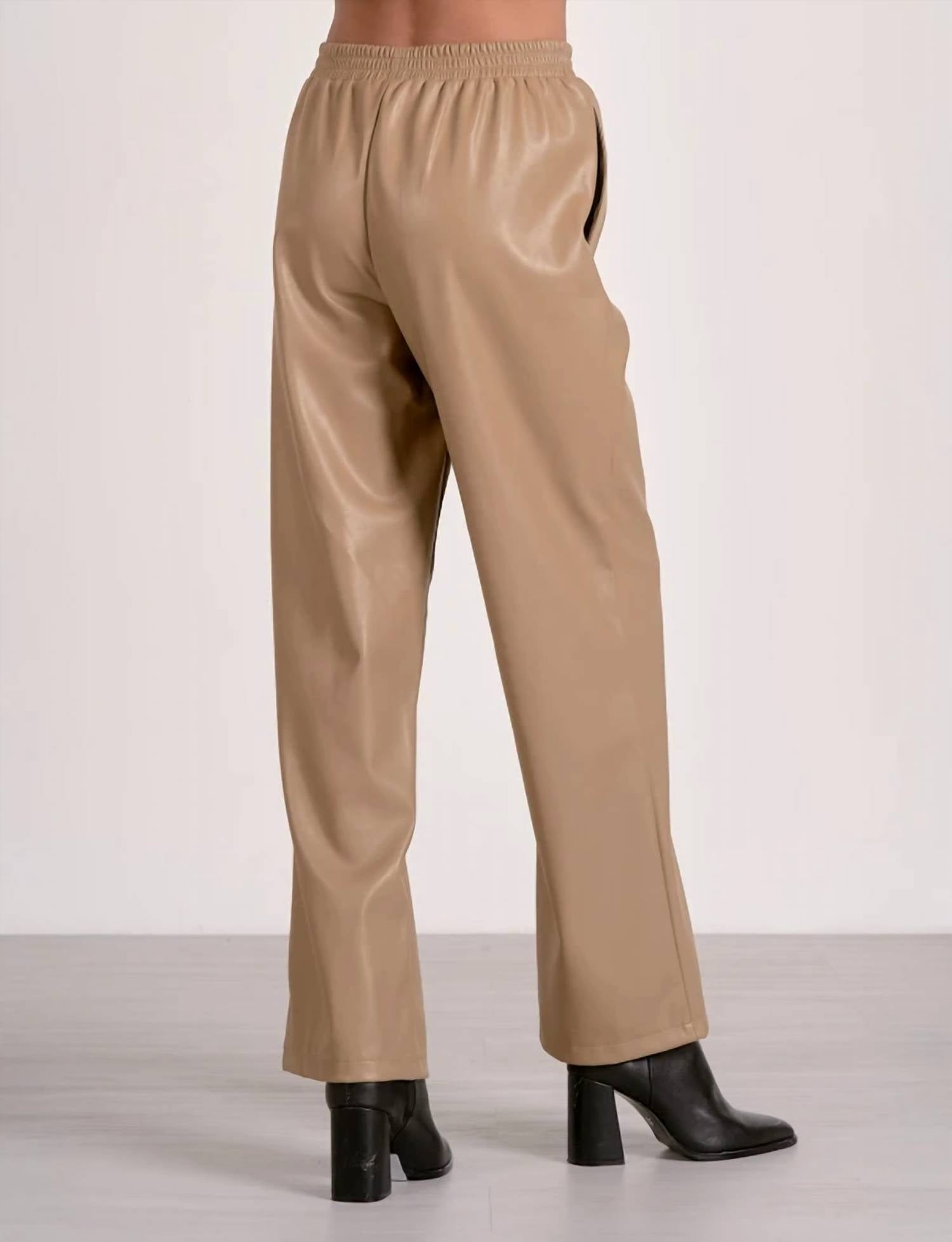 Elan - Eco Leather Pants