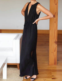 Emerson Fry - Women's Grecian Keyhole Dress