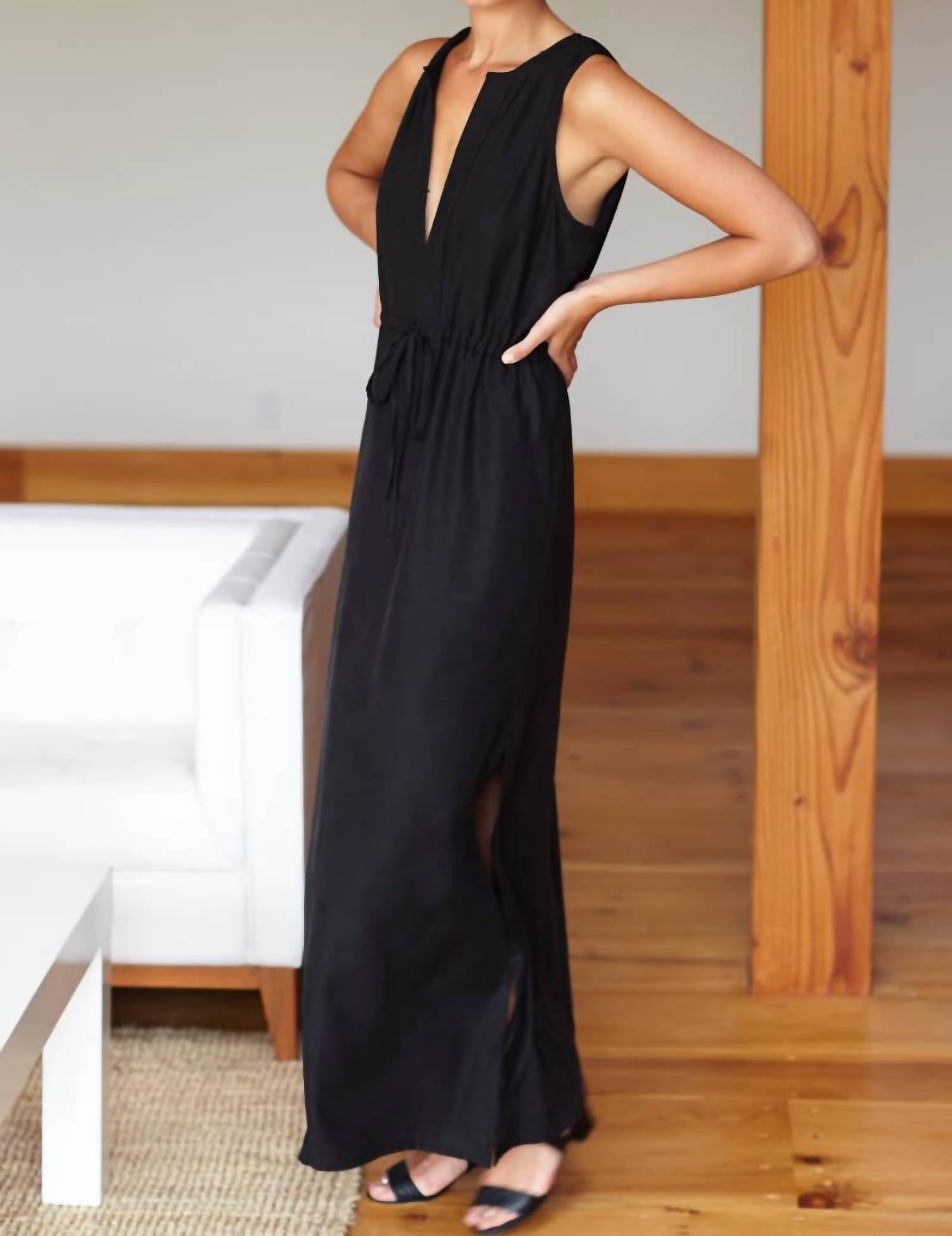 Emerson Fry - Women's Grecian Keyhole Dress