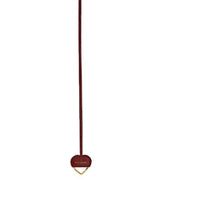 Saint Laurent - Women's Opyum Patent Leather Heart Keyring Necklace
