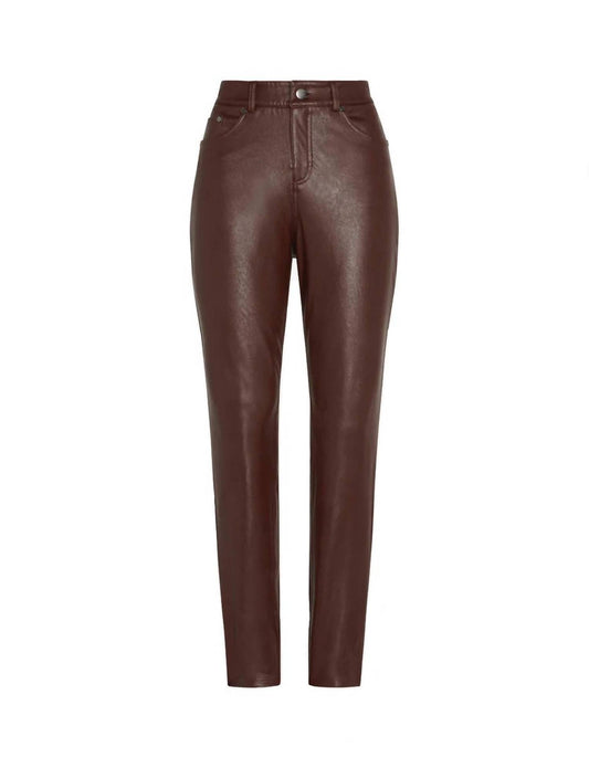 Commando - Faux Leather Five Pocket Pant SLG69