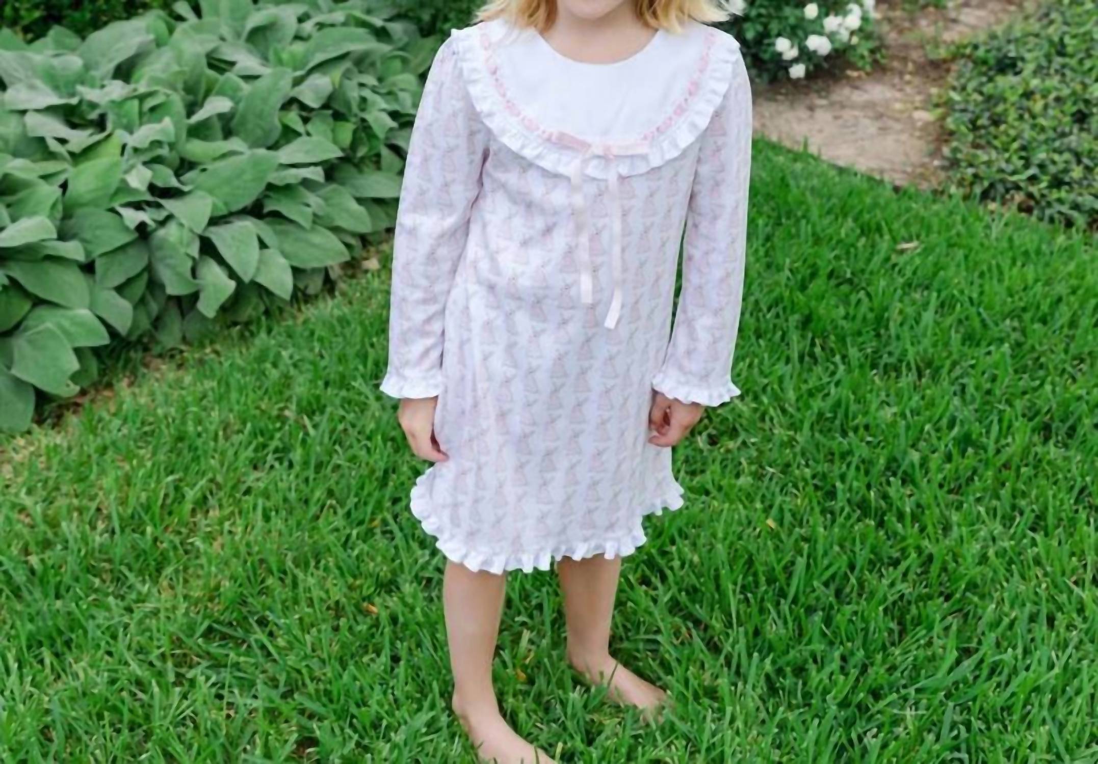 Lila + Hayes - Kids' Emersyn Girls' Lace Trim Dress