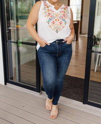 One Eleven North Cecilia Tank Top in white 1 - women's tank top - view 7
