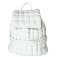 Lil Darlings Women's Puffer Backpack in white - women's bag