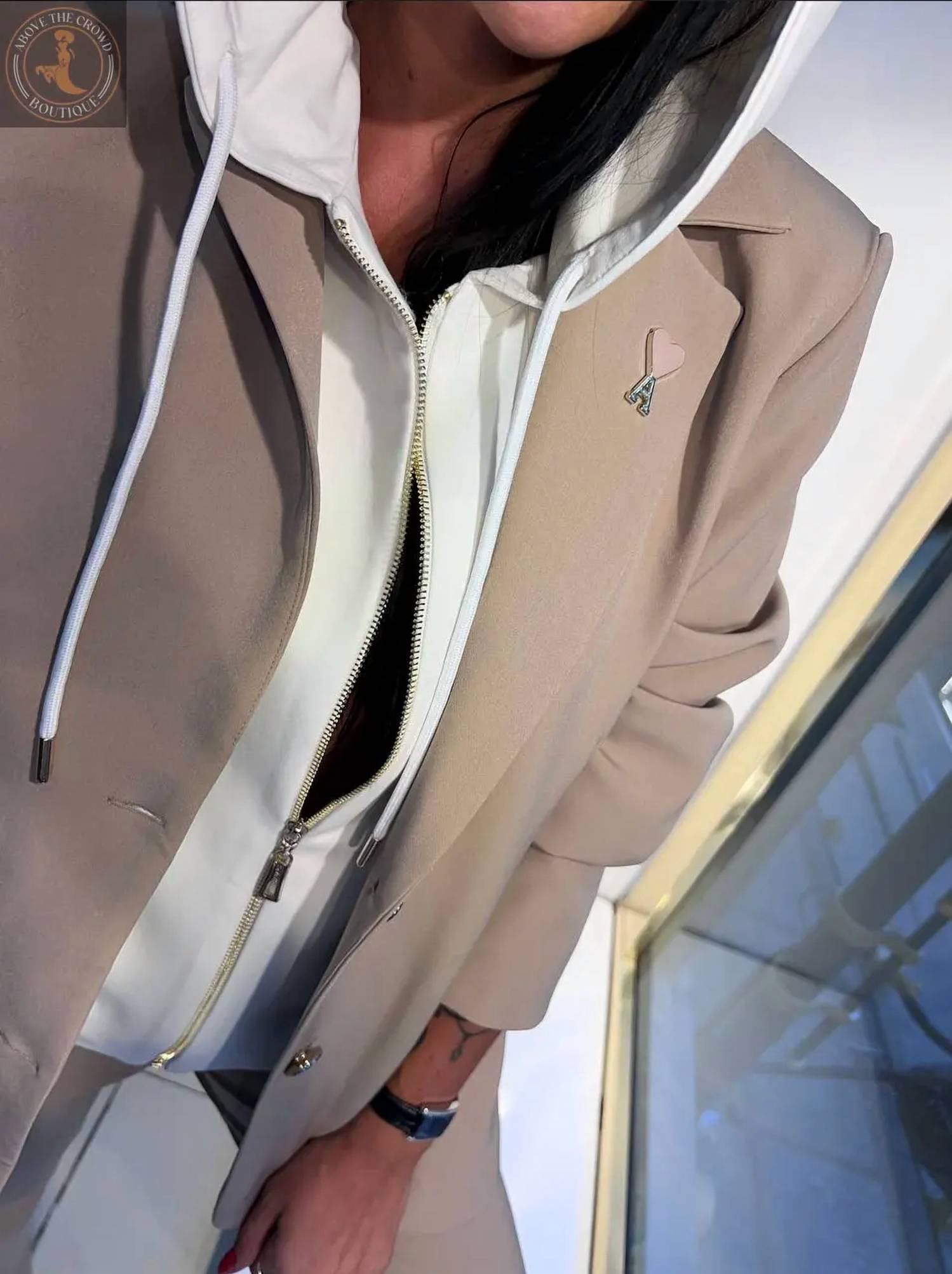 Zanardi - Two-piece Suit With Hooded Blazer