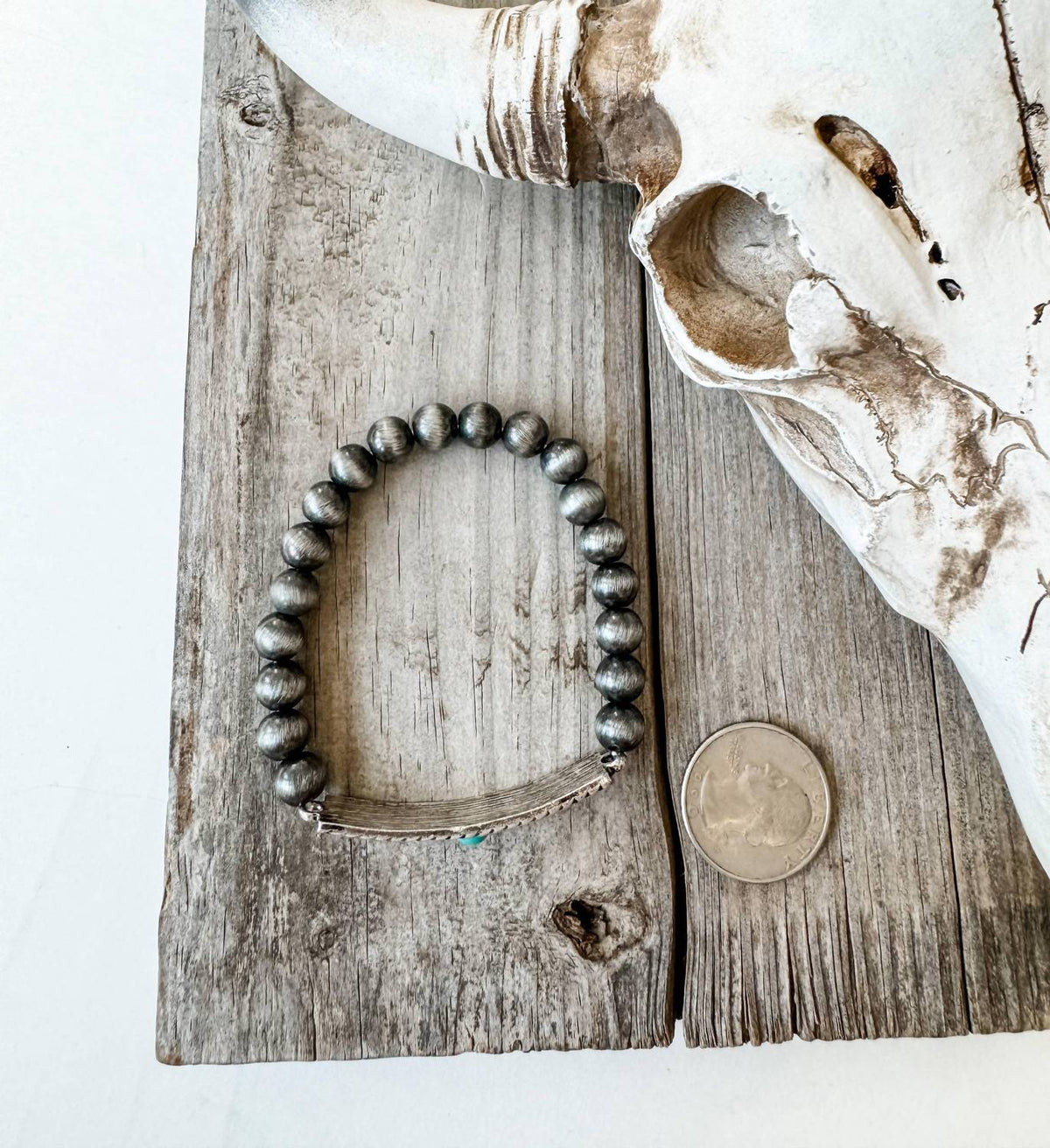 Boho Ranch - Women's Aztec Concho Stretch Bracelet