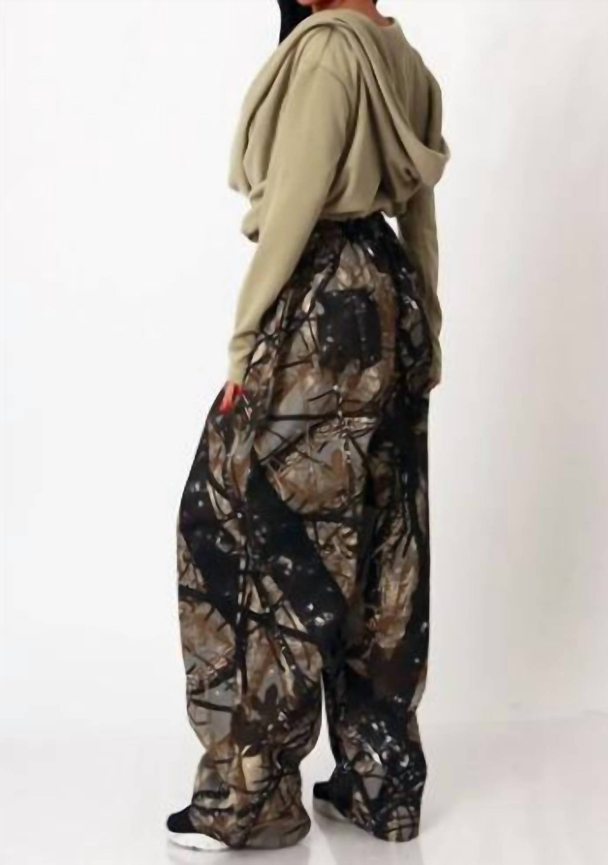 Highlight - Tree Print Baggy Pants
