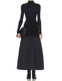 A.L.C. - Cami Mixed Media Maxi Skirt