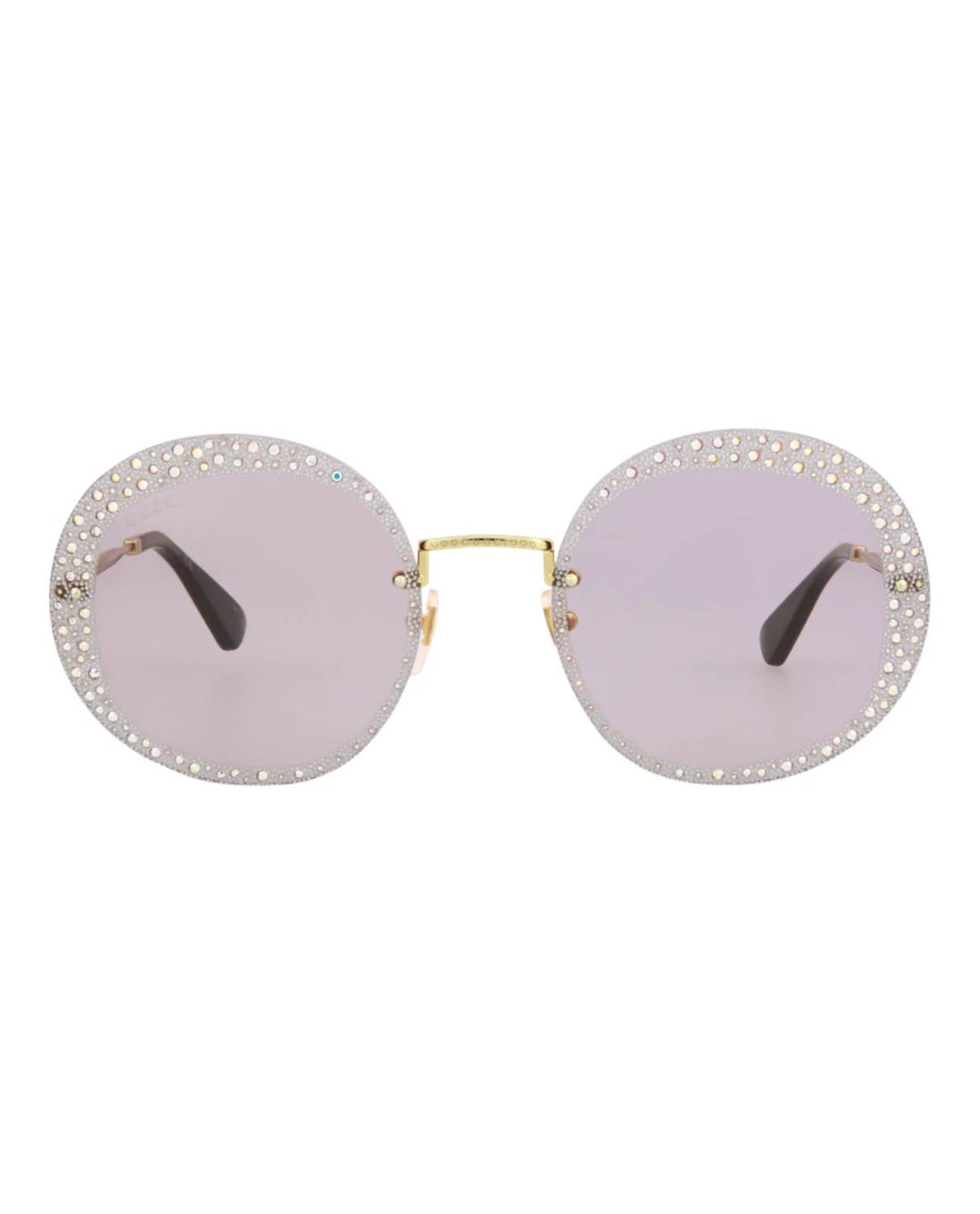 Gucci - Women's Round-frame Metal Sunglasses