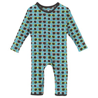 Kickee - Kids' Print Coverall with Snaps
