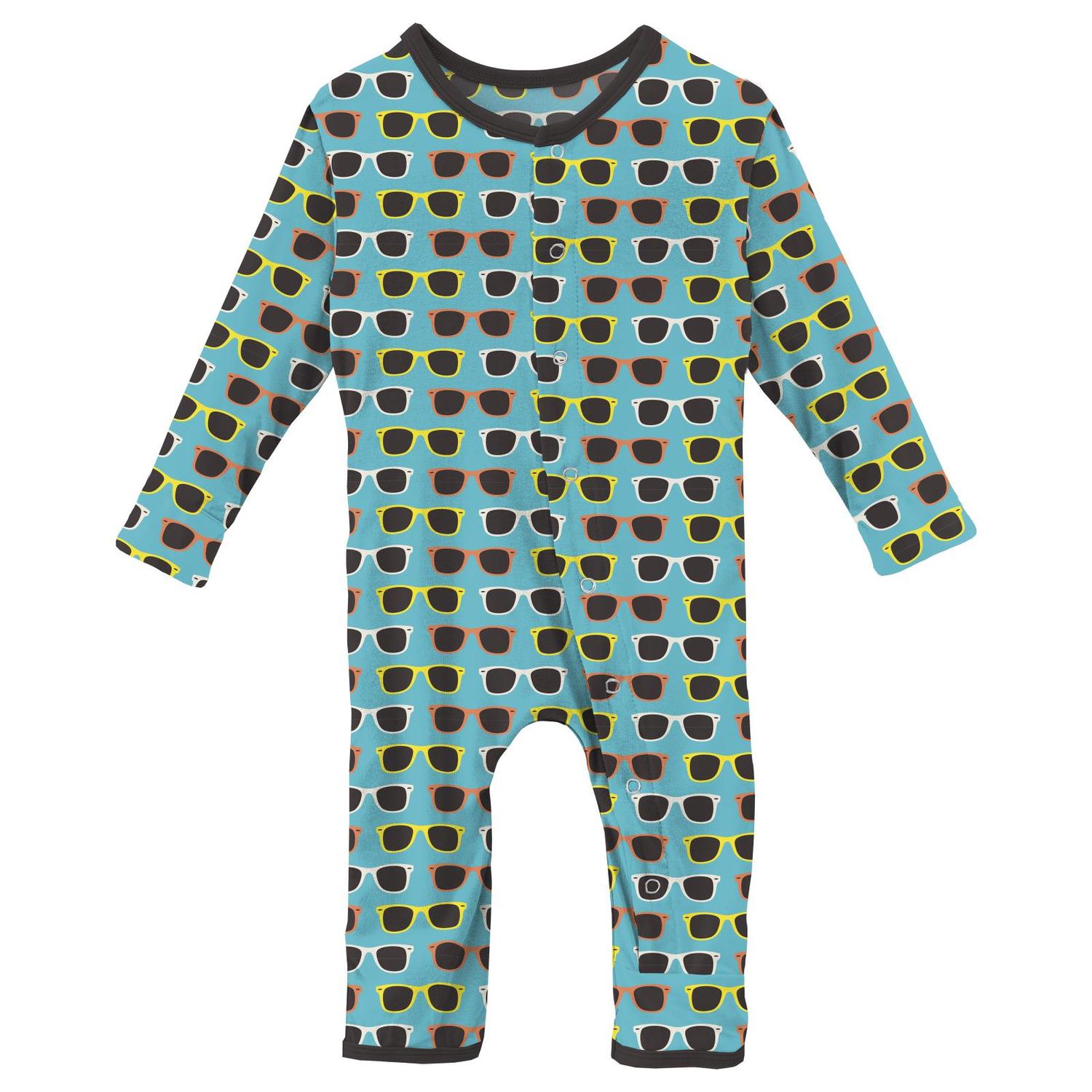 Kickee - Kids' Print Coverall with Snaps