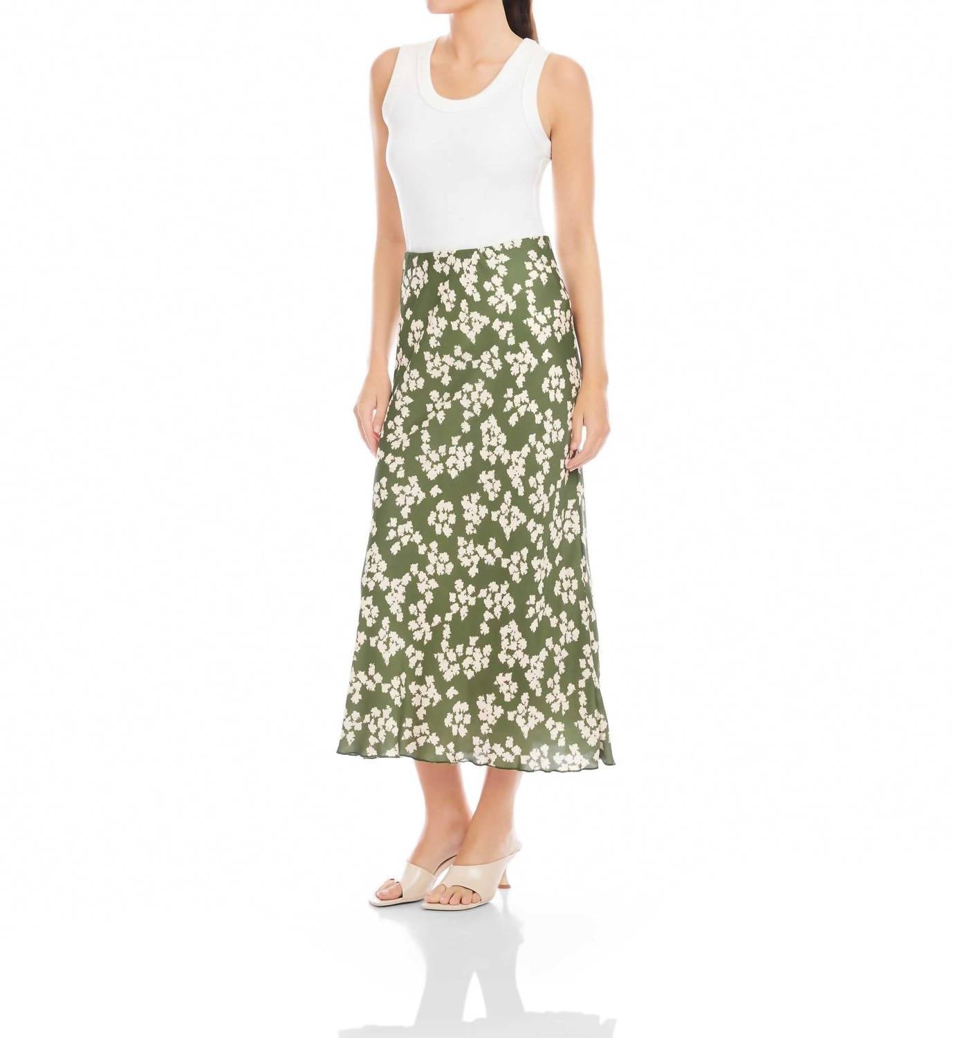 Fifteen Twenty - Eva Bias Ankle Skirt