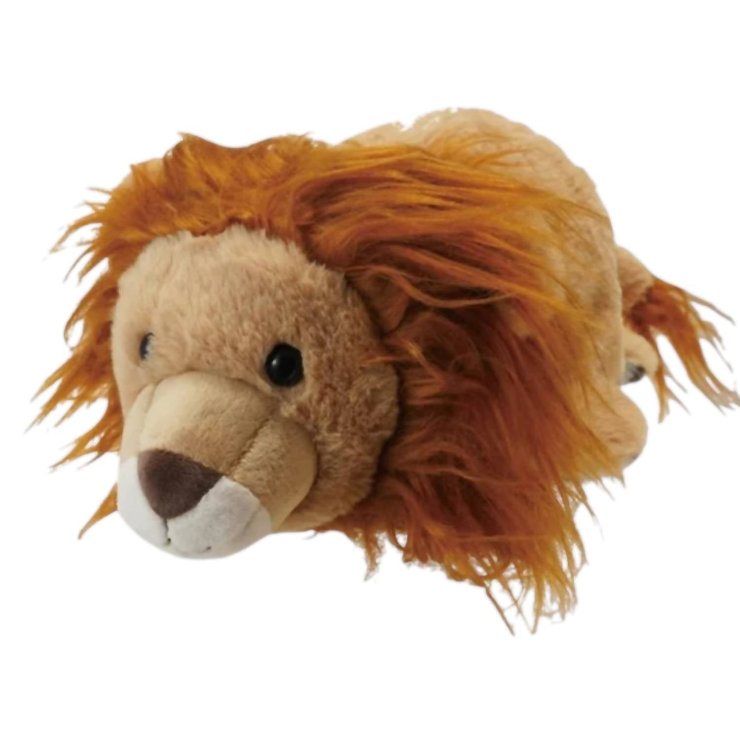 Creative Co-Op - Plush 2-in-1 Peek-A-Boo Lion Leopard Toy