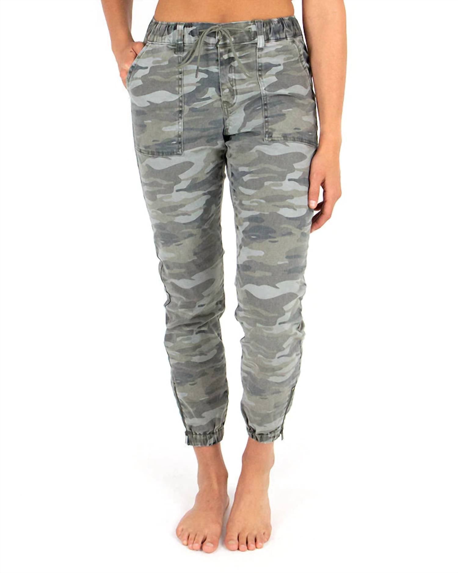 Grace And Lace - Women's Sueded Twill Joggers