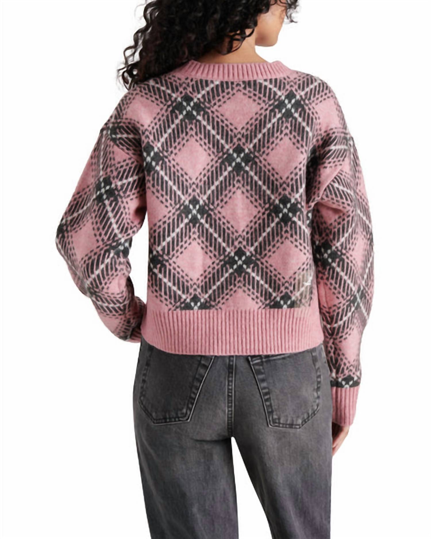 STEVE MADDEN Becka Sweater in orchid - women's sweater - alternate view