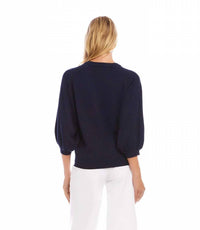 Karen Kane - Puff Sleeve Raglan Sweater