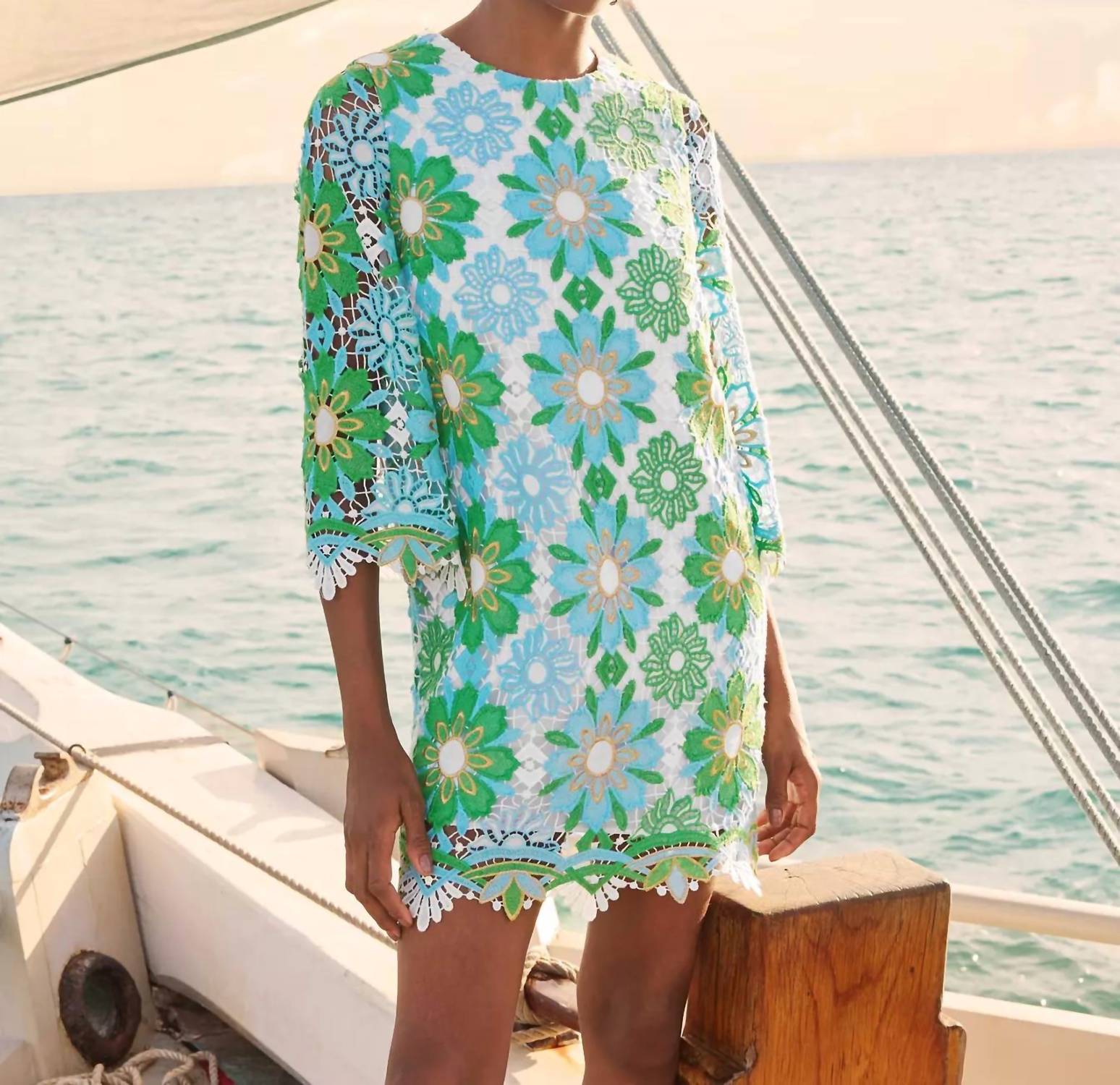 Lilly Pulitzer - Jouri 3/4 Sleeve Lace Dress