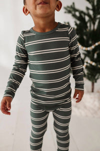 Babysprouts - Kid's Pine Stripe Long Sleeve Lounge Set