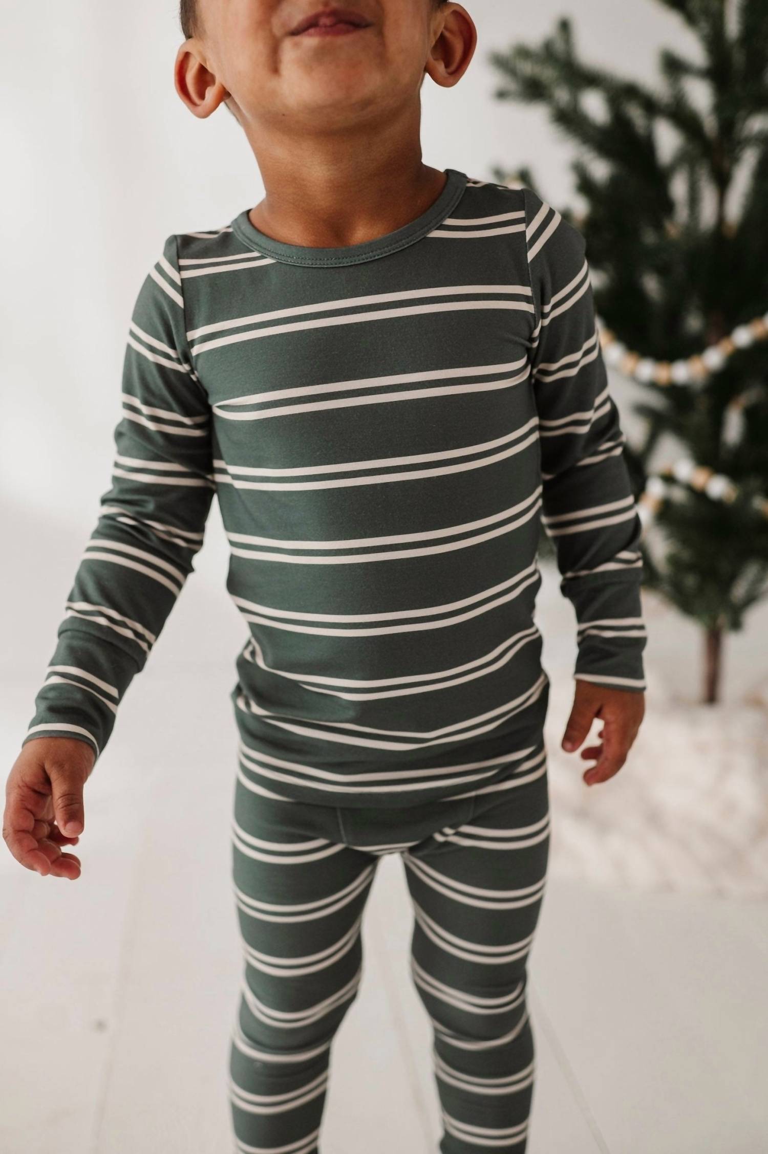 Babysprouts - Kid's Pine Stripe Long Sleeve Lounge Set