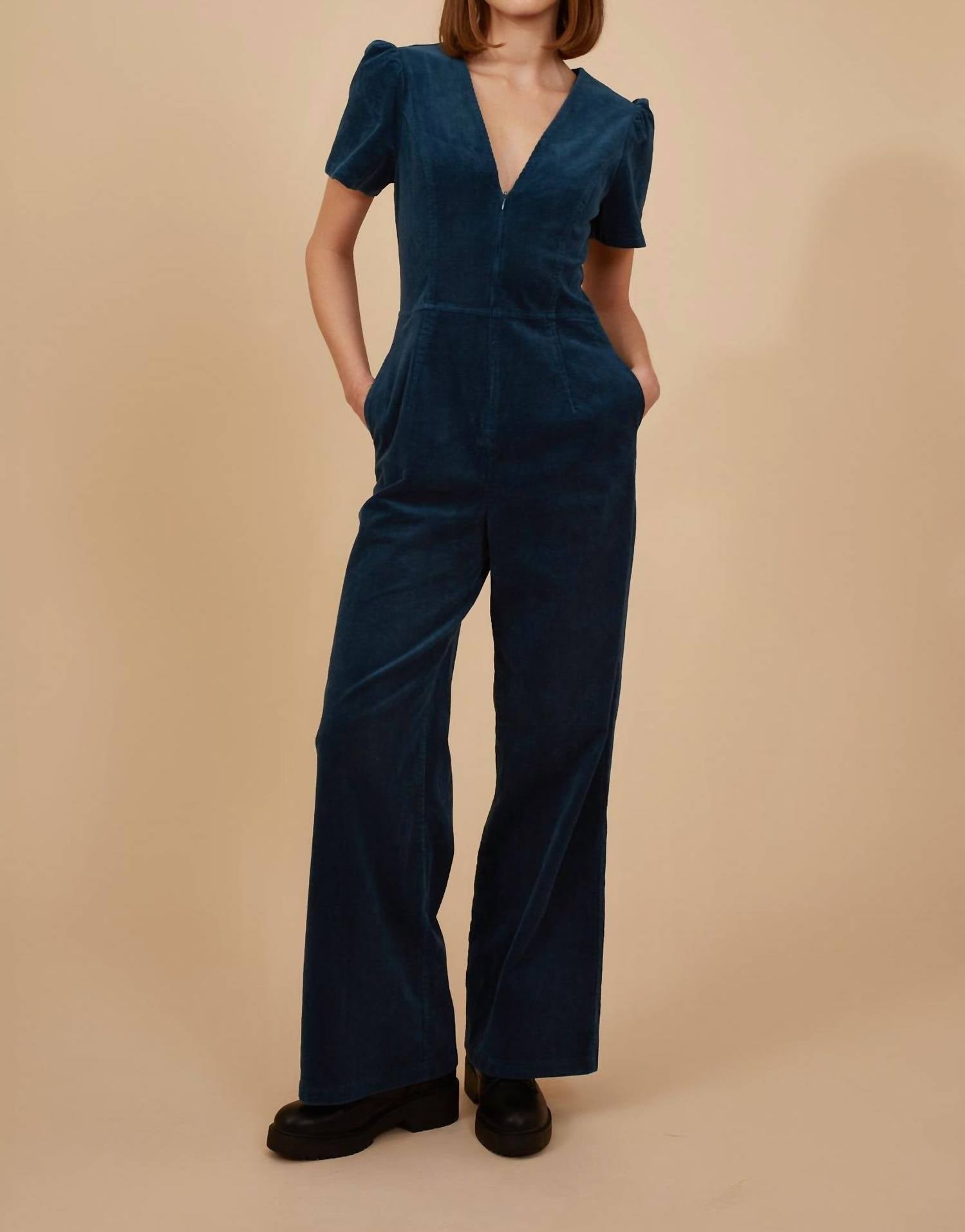 Traffic People Corrie Jumpsuit in blue - women's pants